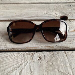 Ralph Lauren Tortoise Shell Gradient Fade Women’s Brown Tint Sunglasses